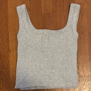 cotton on grey tank top